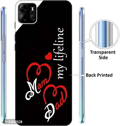 Back Cover For Tecno Pop 7 Pro Mobile Back Cover Multicolor Dual Protection Silicon-thumb2