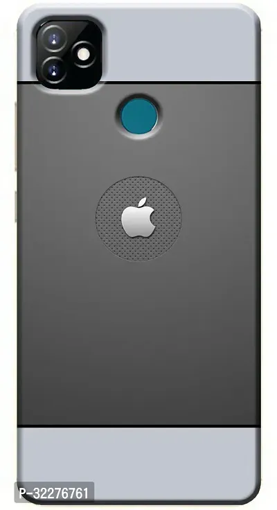 Stylish Grey Silicone Back Case Cover for Itel Vision 1