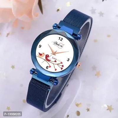 Buy Shunya Purple Colour Mesh Magnetic Designer Collection Analog Wrist  Watch For Women Girls Online In India At Discounted Prices