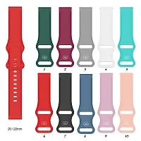 Punvit Sport Design Silicon Straps Compatible with Boat XTEND Only (Watch Not Included) (White)-thumb3