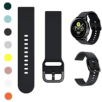 PUNVIT NoiseFit Endure Strap with Color Buckle, Manageable Silicon Strap with Color Buckle for NoiseFit Endure Smartwatch for Men and Women (Watch Not Included) (Black)-thumb2