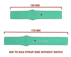 PUNVIT 22MM Soft Silicon Strap Bigger in Length for ColorFit Pulse Buzz Smart Watch. (Smart Watch Not Included) (Blue)-thumb4