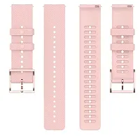 PUNVIT 22MM Smart Watch Belt Strap with Golden Buckle for Noise Colorfit Pro Smart Watch. (Watch Not Included) (Pink)-thumb1