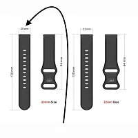 PUNVIT Sport Design Silicon Straps Compatible with Boat XTEND Only (Watch Not Included) (Black)-thumb1