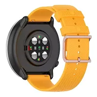 PUNVIT 22MM Smart Watch Belt Strap with Golden Buckle for Noise Colorfit Pro Smart Watch. (Watch Not Included) (Yellow)-thumb3