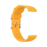 PUNVIT 22MM Smart Watch Belt Strap with Golden Buckle for Noise Colorfit Pro Smart Watch. (Watch Not Included) (Yellow)-thumb2