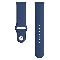 PUNVIT 22MM Soft Silicon Strap Bigger in Length for ColorFit Pulse Buzz Smart Watch. (Smart Watch Not Included) (Blue)-thumb1