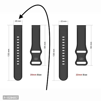 PUNVIT Sport Design Silicon Straps Compatible with Boat XTEND Only (Watch Not Included) (Ocean)-thumb2