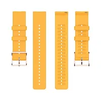 PUNVIT 22mm Smart Watch Strap for Fossil Gen 5E 44mm Smart Watch. (Watch Not Included) (Yellow)-thumb1