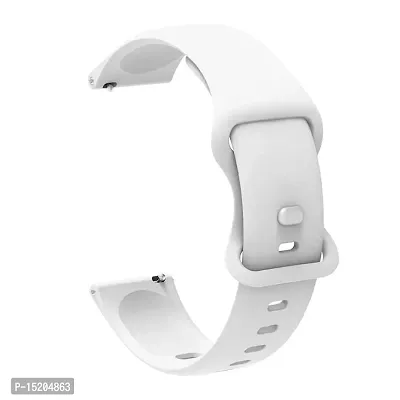 Punvit Sport Design Silicon Straps Compatible with Boat XTEND Only (Watch Not Included) (White)-thumb0