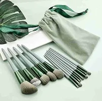 CoyCoyy Makeup Brush Set Green, Set Of 13 Pcs-thumb1