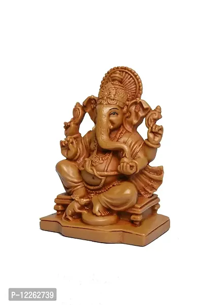 KariGhar? Shri Ganesh ji | Ganesha Ganpati Bappa Idol Perfect for Car Dashboard | Home | Living Room | House Warming | Puja Room/ Gifting ( 2X3X4.5 inches)-thumb5