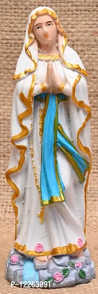 KariGhar? Our Lady of Lourdes / Laurdh Mary Catholic Idols for Home / Living Room / Prayer Room / Gifting & Decoration A0005 (5 x 5 x 15 cm)-thumb5