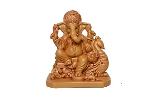 KariGhar? Ganesh / Ganpati Bappa / Swan Ganpati Idol for Home/ Living Room/ Puja Room/ Gifting  Decoration ( 2.5 X 3.5 X 4 Inches )-thumb1