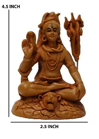 KariGhar? Shiva Ji Idol for Home / Living Room / Puja Room / Gifting { 2.25 X 2.75 X 4.5 inches }-thumb1