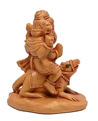 Bal Ganesh 4.5 inches Idol Perfect for Car Dashboard / Puja Ghar / Decoration & Gifting ( 9 x 7X 11 cm ) D0222-thumb2