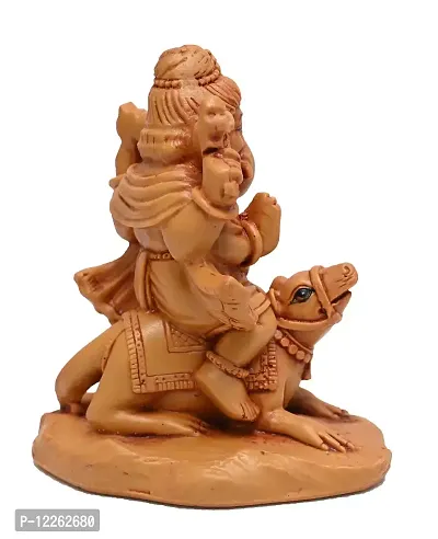 Bal Ganesh 4.5 inches Idol Perfect for Car Dashboard / Puja Ghar / Decoration & Gifting ( 9 x 7X 11 cm ) D0222-thumb3