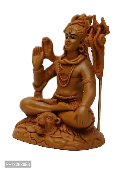 KariGhar? Shiva Ji Idol for Home / Living Room / Puja Room / Gifting { 2.25 X 2.75 X 4.5 inches }-thumb3