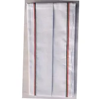 White Bengal Pure Cotton Super Soft Gamcha Bath Towel Gamosa for Men and Women (1, Green  Orange)-thumb1