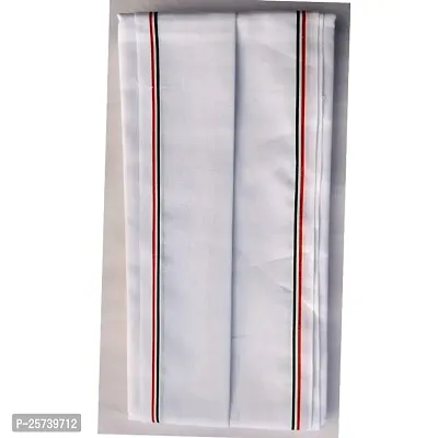 White Bengal Pure Cotton Super Soft Gamcha Bath Towel Gamosa for Men and Women (1, Green  Orange)-thumb2