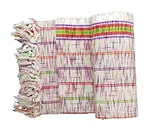 SwadeshiZon Cotton Khadi Towel / Gamcha for Bath (30 In X 70 In Multicolor) Combo Set of 2-thumb2