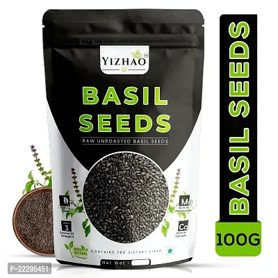 Basil Seeds For Lose Weight 100G