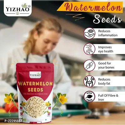 Watermelon seeds High in protein | Raw watermelon seed for eating -( 100g )-thumb2