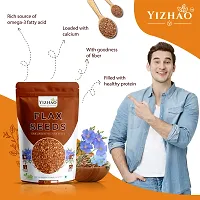 Yizhao - Raw Flax Seeds, Healthy edible Seeds, Rich in Omega 3 Fatty Acid. Weight loss Brown Flax Seeds 100g ( Pack of 2 ) =200g-thumb4
