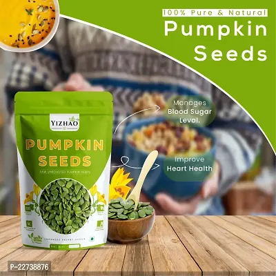 Yizhao- Raw Pumpkin Seeds - High Fibre  Protein, Nutritious Seeds for Weight Loss 50g ( pack of 2 ) =100g-thumb5