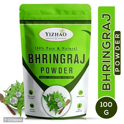 Bhringraj Powder for Hair Growth  Anti Aging Effects| 200% Natural  Organic  (100 g)