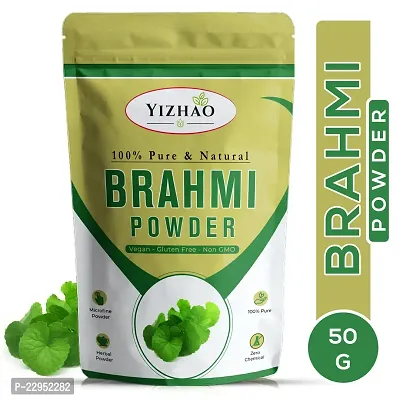 Yizhao - Brahmi powder for Hair and Eating | Promotes Hair growth, boost Memory  (50 g)
