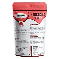 Yizhao - Hibiscus Flower Powder for Face Pack and Hair Mask, Natural Pure Hibiscus Rosa-Sinensis Hair  Skin Care, Gudhal Ka Phool Powder For Dull Hair  Dry Scalp - 50g-thumb1