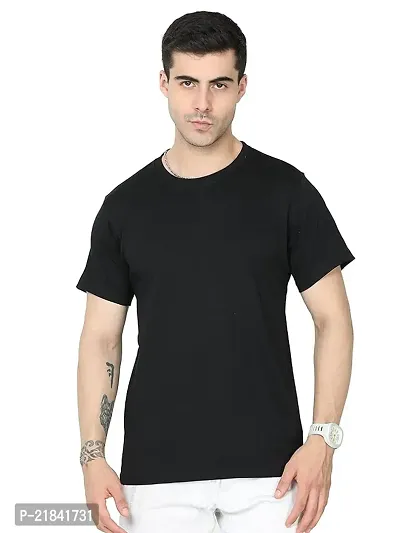 Men's Half Sleeve Cotton Round Neck T-Shirt