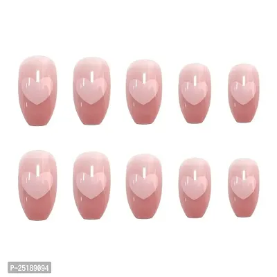 jewels beauty Artificial Nails Press On Nails Fake Nails False Nails Acrylic Nails Nail Extension Short Nails Long Nails Bridal Nails Manicure Kit Girls Nails Women Nails 24 Nails Kit-thumb2