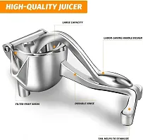 Small Hand Press Metal Lime Juicer Machine Aluminium Steel Manual Fruit Squeezer Citrus Orange Juicer Instant Heavy Duty Multipurpose-thumb1