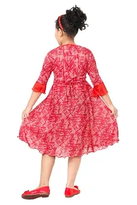 Red Floral Printed Dress-thumb2