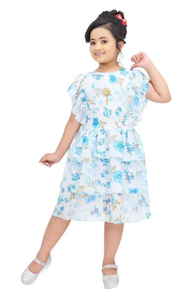 PRINCESS FLORAL DRESS FOR GIRLS