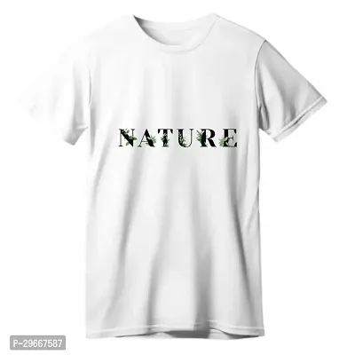 Stylish Cotton Blend Printed Tshirt for Unisex-thumb0