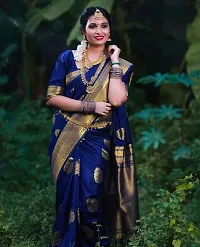 BEAUTIFUL RICH PALLU  JACQUARD WORK ON ALL OVER THE SAREE.-thumb2