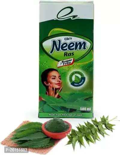 NORTH INDIA PHARMA Neem Ras For Good Health 500 ML-thumb0