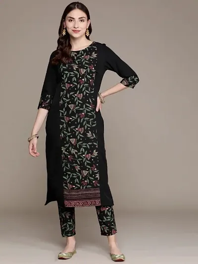 Stylish Rayon Kurta with Pant Set For Women