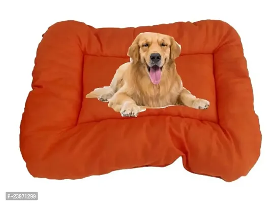 Luxurious Deluxe Washable Velvet Suede Sofa D- Shape Dog Cat Pet Puppy Soft Comfortable Simple Mountain Sofas  Chair 4 in 1Reversible Combo Bone Pillow+ Bed X-Small (LxWxH-55x40x14Cm)-thumb2