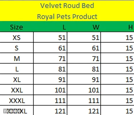 Luxurious Deluxe Washable Velvet Suede Sofa Round Shape Dog Cat Pet Bed Soft Comfortable Sofas  Chair 4 in 1Reversible Small Size LxWxH 61x61x15Cm)-thumb4
