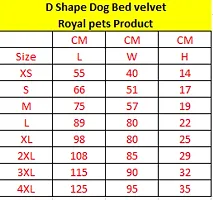 Velvet Suede Sofa D- Shape Dog Cat Pet Puppy Soft Comfortable Simple Mountain Sofas  Chair 4 in 1Reversible Combo Bone Pillow+ Bed X-Small (LxWxH-55x40x14Cm)-thumb1