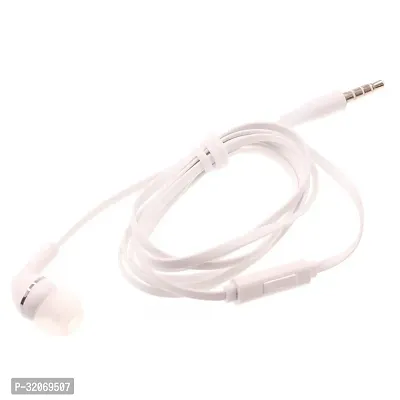 Elegant White In-Ear Wired Headphones-thumb0