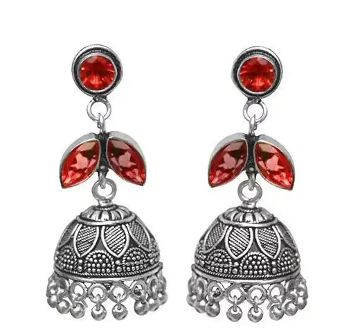 Alloy Jhumkas Earrings For Women