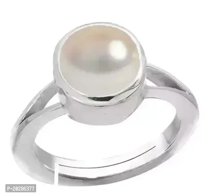 Premium White Brass Rings With Stone For Men-thumb0