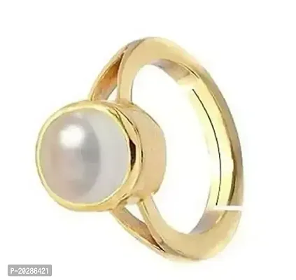 Premium White Brass Rings With Stone For Men-thumb0