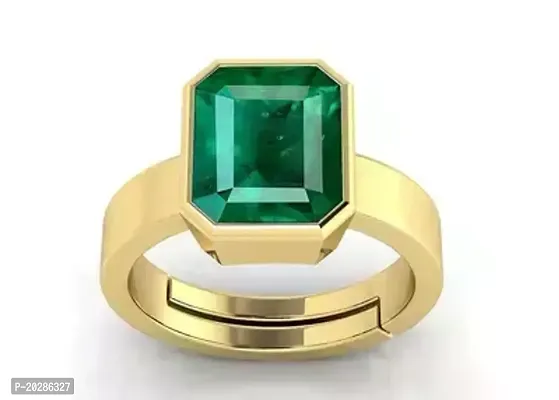 Premium Green Brass Rings With Stone For Men-thumb0