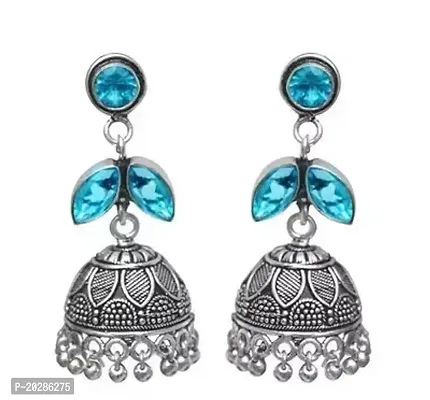 Multicoloured Alloy  Jhumkas Earrings For Women